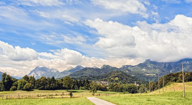 Mountain landscape  in the Friulian  Alps ,  Italy