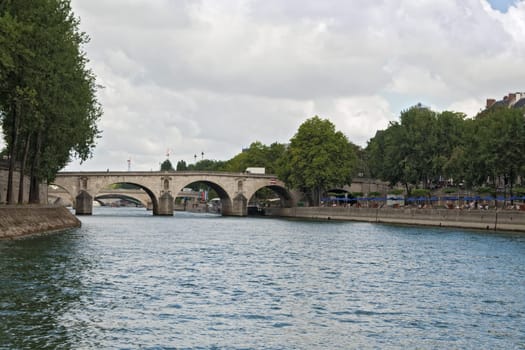 Pont Marie over the seine river in the center of Paris
