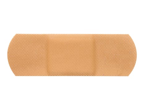 single adhesive plaster isolated on white background