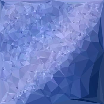 Low polygon style illustration of a steel blue abstract geometric background.
