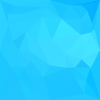 Low polygon style illustration of a dark turquoise abstract geometric background.