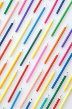 Colorful numbers in parallels as a background with text space