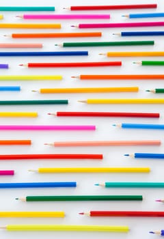 Colorful numbers in parallels as a background with text space