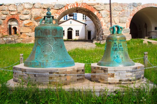 The bells of Solovetsky Monastery,Karelia,north of Russia.