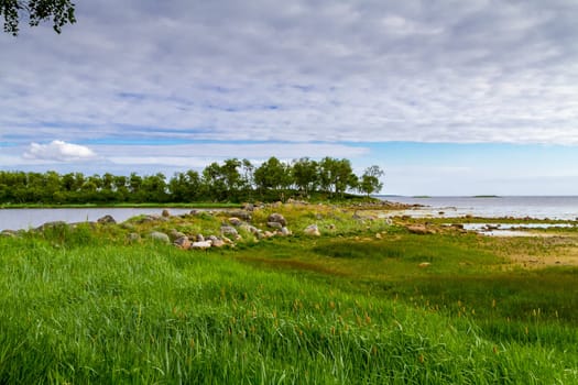 Solovetsky Islands noerdlich from Russia. Karelia.