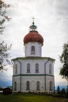 The Church of the Assumption of the Lord on Mount Sekirnaya,Solovki,north of Russia.