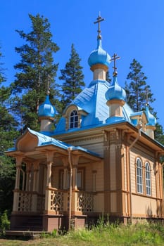 The chapel on Valaam,Russia.