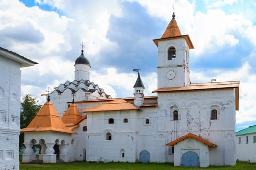 The old church in Svirsky Monastery,Staraya Sloboda,St. Petersburg ,Russia.
