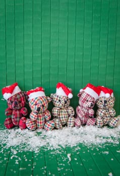 Small teddy bearers with Nikolaus Muetzen on Gruen