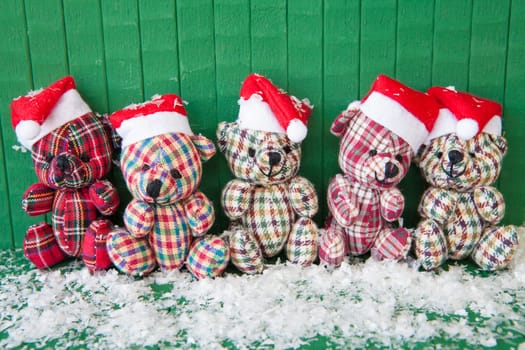 Small teddy bearers with Nikolaus Muetzen on Gruen