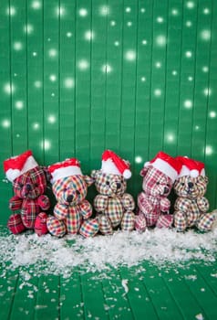 Small teddy bearers with Nikolaus Muetzen on Gruen