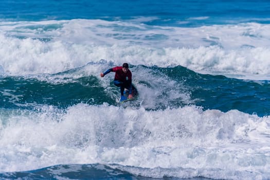 VIANA DO CASTELO, PORTUGAL - SEPTEMBER 22, 2016: Iain Campbell (RSA) during  the Viana World Bodyboard Championship 2016.