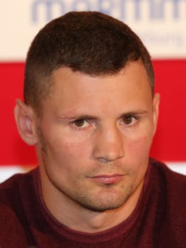 Press conference for the European Championship fight on 12.11.2016 in the GETEC-Arena Magdeburg