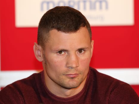 Press conference for the European Championship fight on 12.11.2016 in the GETEC-Arena Magdeburg