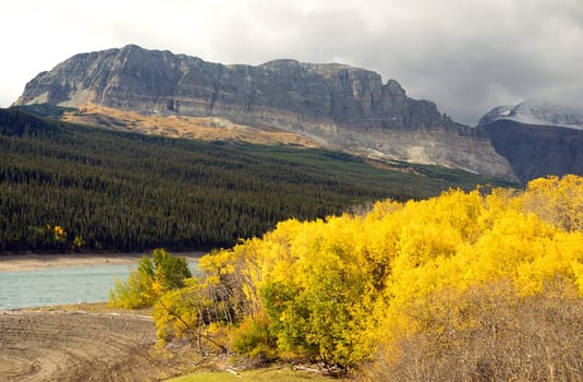 The season ends with fall saturated color in Glacier National Park