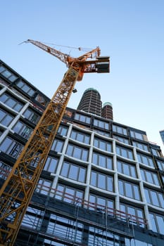 Construction site of the Upper West in Berlin