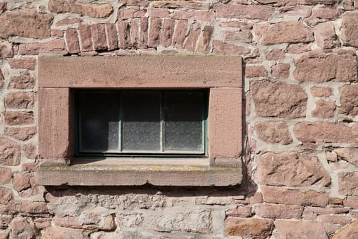 Window on an old building in Altenhausen