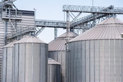 Agricultural Silo - Building Exterior, Storage and drying of grains, wheat, corn, soy, sunflower