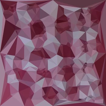 Low polygon style illustration of a cornell red abstract geometric background.
