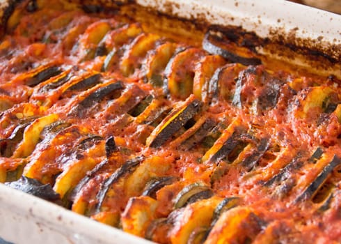 Ratatouille in a pan