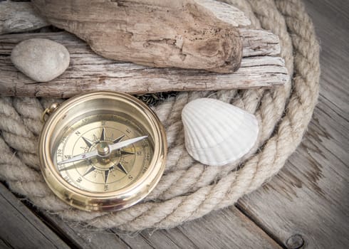 Exploring background with compass