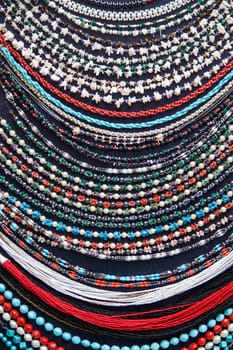 Colorful necklaces