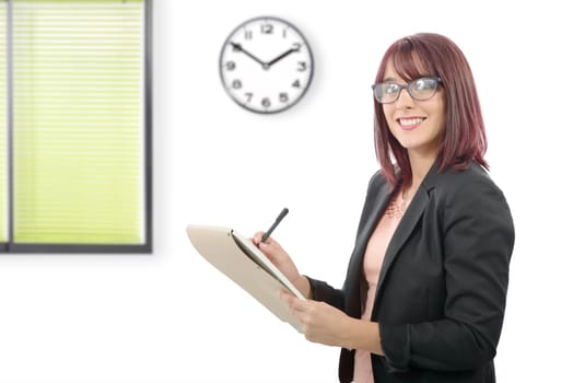 an happy young business woman