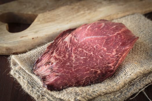 The high quality Wagyu meat from Japan