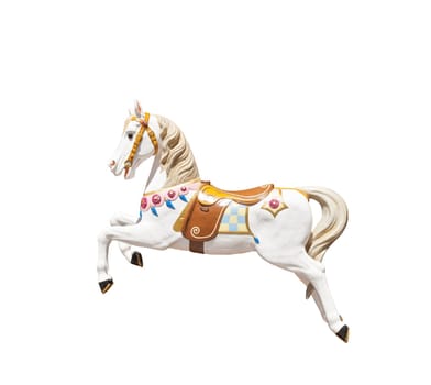 carousel horse isolated