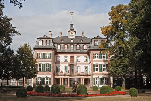 Bolongaro Palace in the bolongaro park in frankfurt hoechst