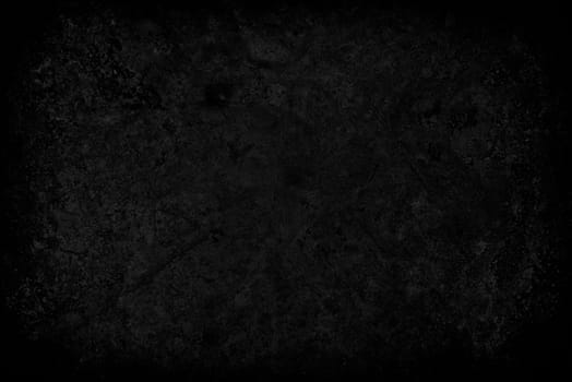 dark black scratched grunge wall background or texture