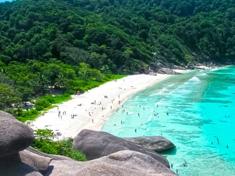 The image of the bay of Similan Islands