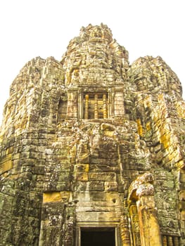 The Bayon stone faces of the people, Siem reap, Cambodia, was inscribed on the UNESCO World Heritage List in 1992.