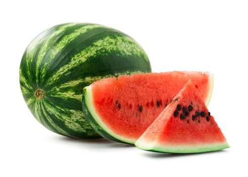 Watermelon isolated on white