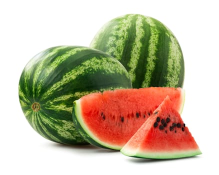 Watermelon isolated on white