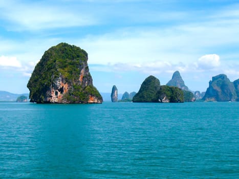 The Phang Nga National Park in Thailand