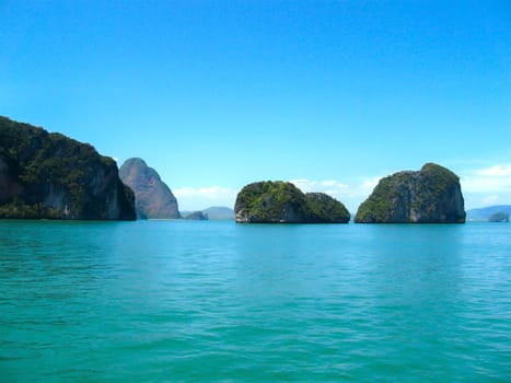The Phang Nga National Park in Thailand
