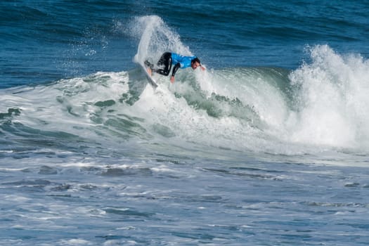 CASCAIS, PORTUGAL - SEPTEMBER 28, 2016: Mitch Coleborn (AUS) during the 2016 Billabong Pro Cascais at Guincho's Beach - Cascais, Portugal.