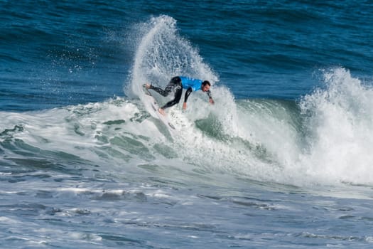 CASCAIS, PORTUGAL - SEPTEMBER 28, 2016: Mitch Coleborn (AUS) during the 2016 Billabong Pro Cascais at Guincho's Beach - Cascais, Portugal.