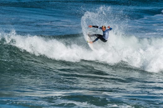 CASCAIS, PORTUGAL - SEPTEMBER 28, 2016: Charly Martin (GLP) during the 2016 Billabong Pro Cascais at Guincho's Beach - Cascais, Portugal.