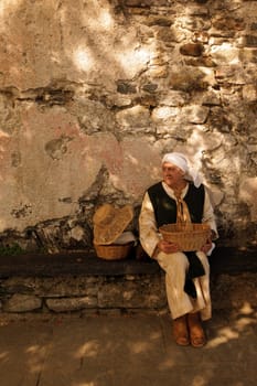 On the island of Isola San Giulio in Lake Orta in front of the old town of the traditional fishing village of Orta on Lake Orta in the north of Piedmont in the north of Italy.  (Urs Flueeler)
