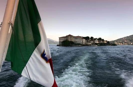 The island of Isola Madre near to Verbania on the Lago maggiore in the Lombardia  in north Italy.