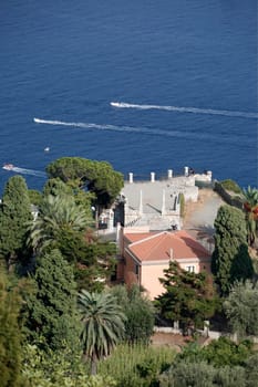 a old House in the old Town of  Taormina in Sicily in south Italy in Europe.