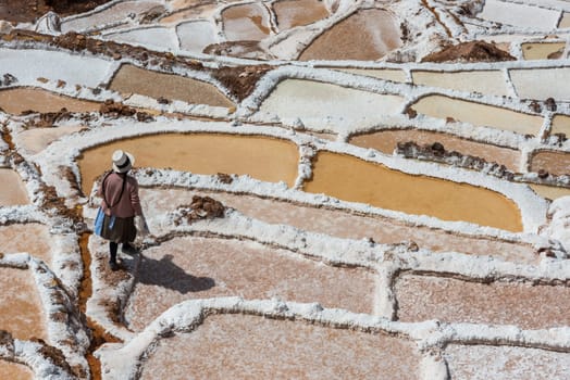 Maras, Peru - July 23, 2013