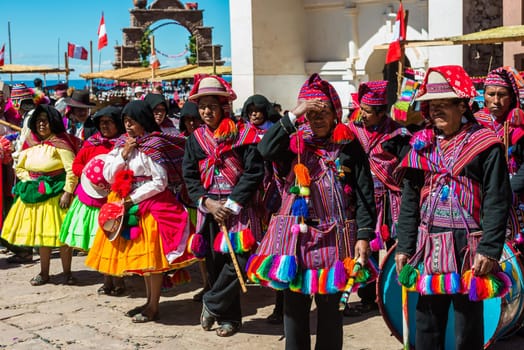 Puno, Peru - July 25, 2013