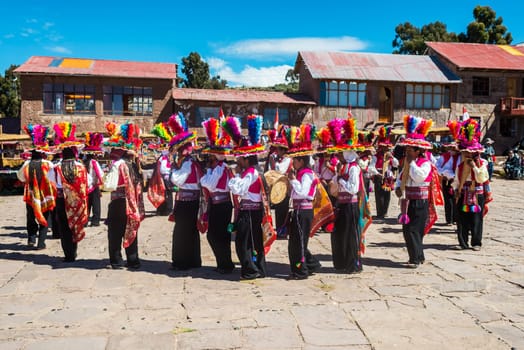 Puno, Peru - July 25, 2013