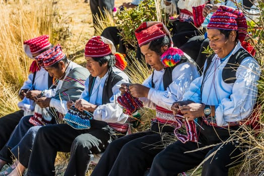 Puno, Peru - July 25, 2013