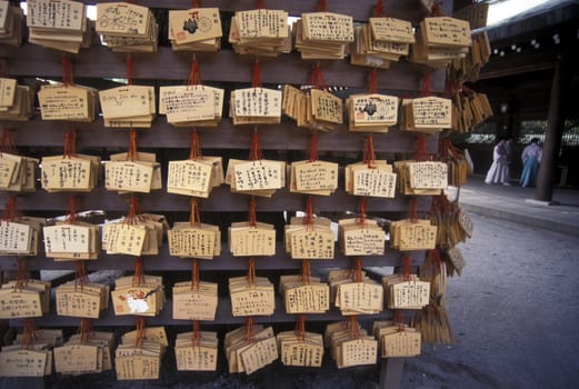 in the Asakusa Senso Ji Temple of Tokyo in Japan in Asia,....