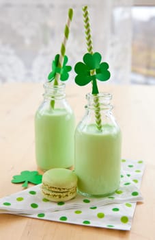 Gruen fowned milkshake for St Patrick's Day