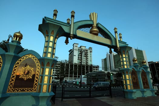the city centre in the city of Bandar seri Begawan in the country of Brunei Darussalam on Borneo in Southeastasia.